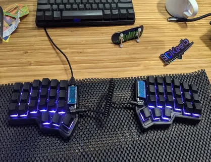 New Black Corne with purple glow