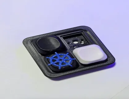 Kubernetes-Inspired Keycap Test Print