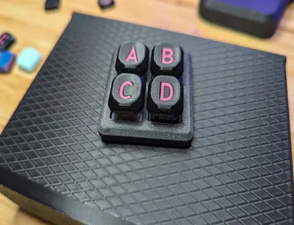 My Firs Keycaps with Symbols