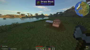 Minecraft Doc Day 1 The wooden frame of the new house begins to take shape on Day 1.