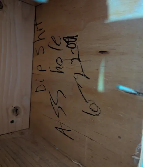 Panel over the archway