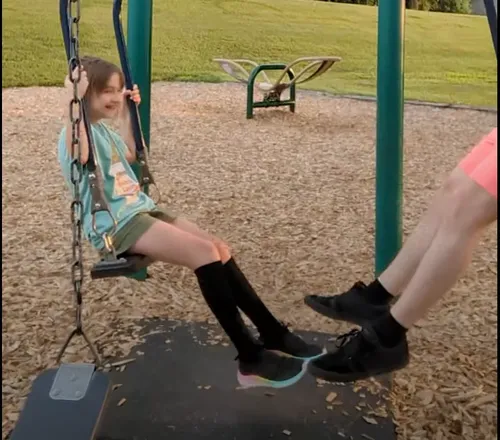 Swingng with Ayla in east peoria