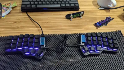 New Black Corne with purple glow