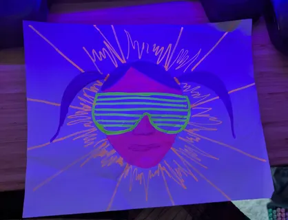 highlighter drawing