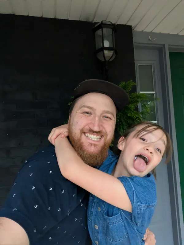 Silly Shot With Ayla On Fathers Day 2026