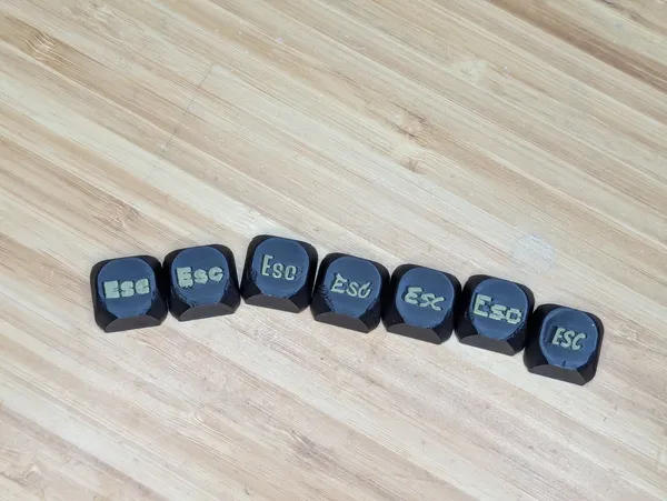 First Set Of Caps Printed From Caps.waylonwalker.com