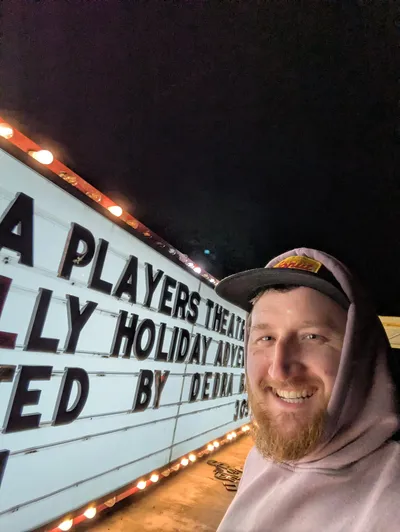 Fixing The Marquee For Jolly Holiday