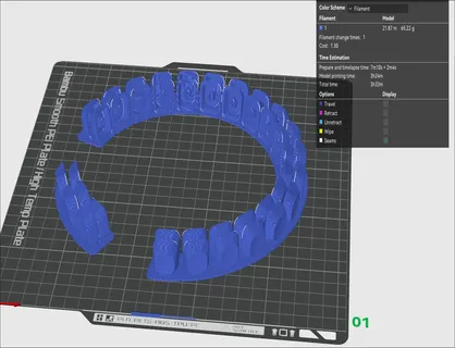 Gradient Keycaps In Bambu Studio