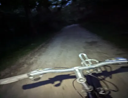 Out On A Night Ride On The Trail
