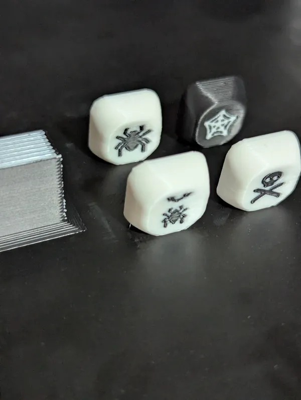 All Hallows Caps On the Print Bed