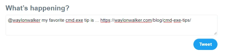 tweet your tip