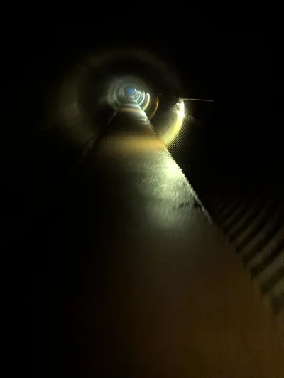 Dark Foggy Tunnel