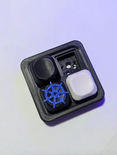 Kubernetes-Inspired Keycap Test Print