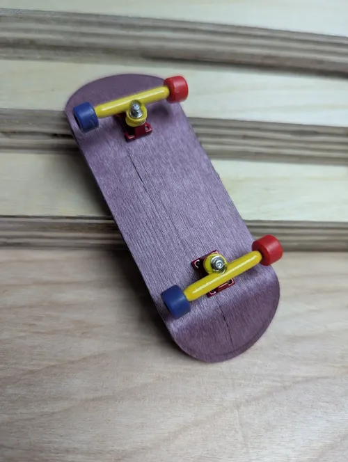 my first hand pressed fingerboard complete