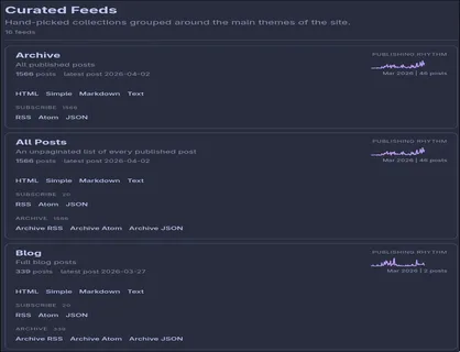 Getting Excited For This New Feeds Page