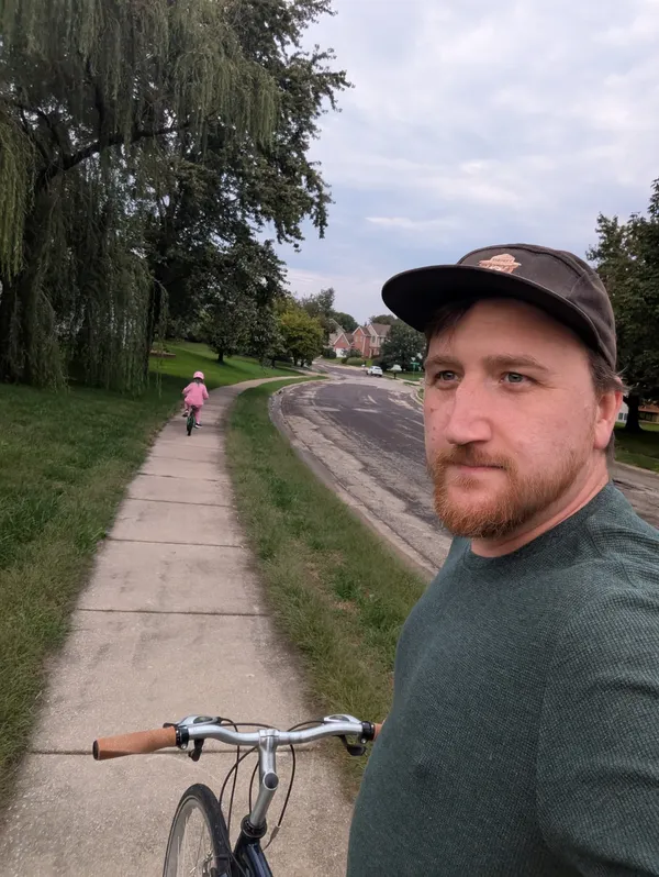 This Girl Is Getting Good At Bike Riding