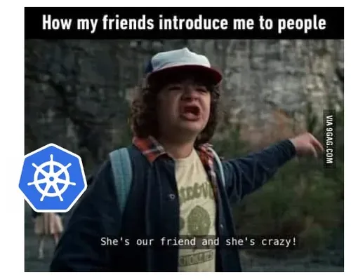 She's our friend and she's crazy