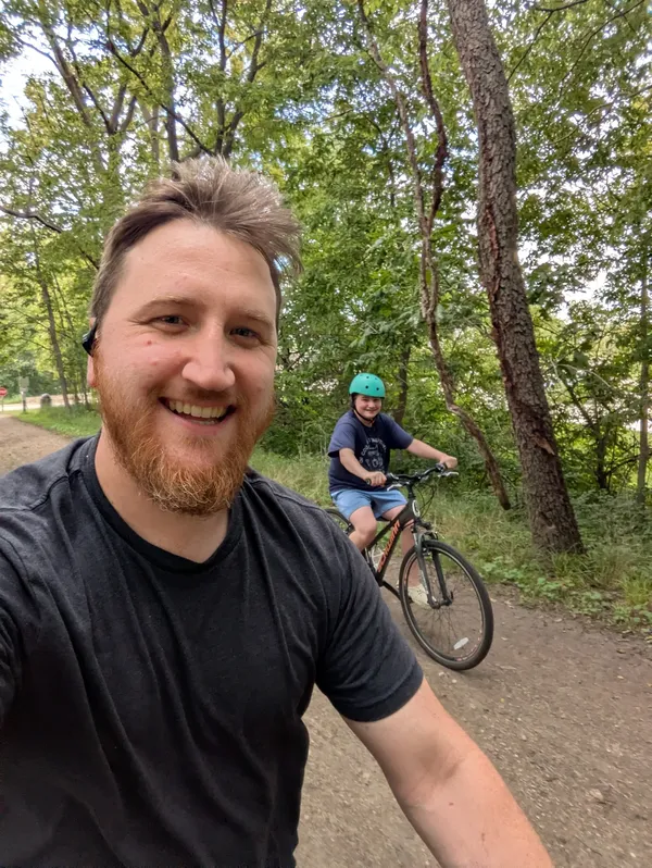 A Nice August Bike Ride With Wyatt